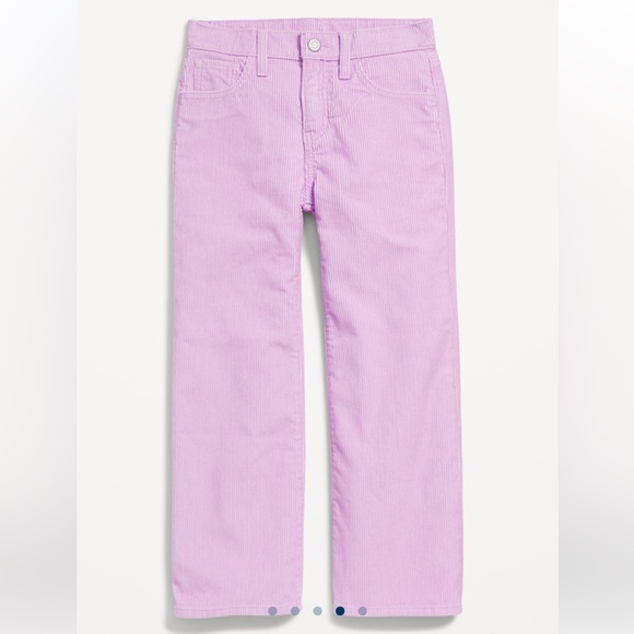Old Navy Girls High-Waisted Baggy Wide-Leg Corduroy Pants Size 6 - Picture 2 of 12